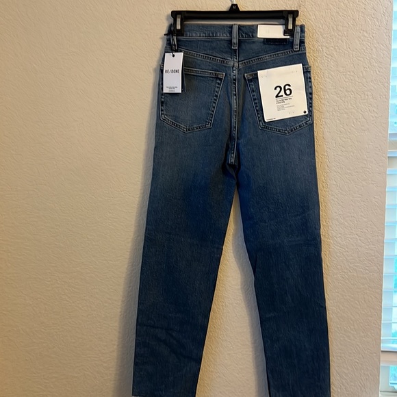 RE/DONE 70s Ultra High Rise stove pipe jeans vintage destroyed - Picture 13 of 13